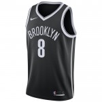 Maillot NBA Brooklyn Nets Patty Mills 8 Nike 2022-23 Icon Edition Noir Swingman - Homme